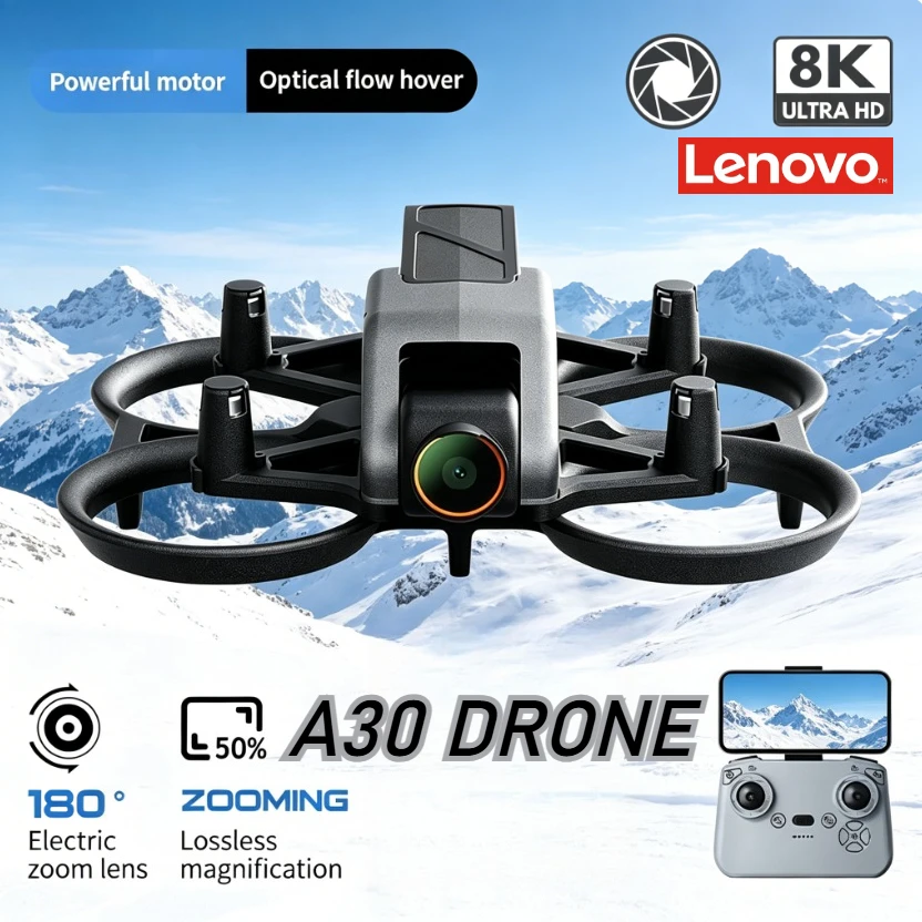 Lenovo A30 PRO Racing Drone Full Surround Protective Guardrail 4K HD Camera Foldable RC Quadcopter Aerial Photography
Lenovo A30 PRO Racing Drone Full Surround Protective Guardrail 4K HD Camera Foldable RC Quadcopter Aerial Photography