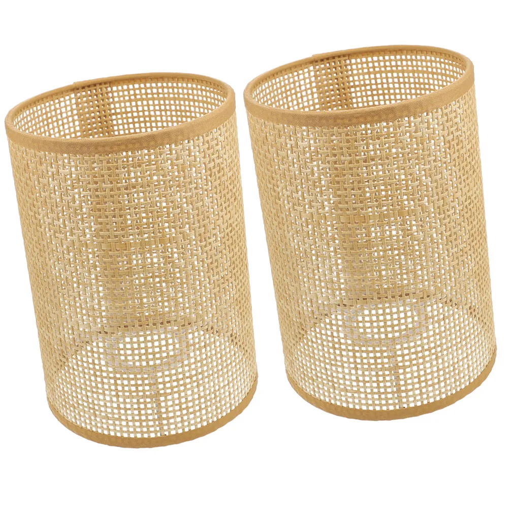 2 Pcs Vintage Decor Lampshade Replacement Shades for Floor Rattan Woven Pendant Universal Cover Office
2 Pcs Vintage Decor Lampshade Replacement Shades for Floor Rattan Woven Pendant Universal Cover Office