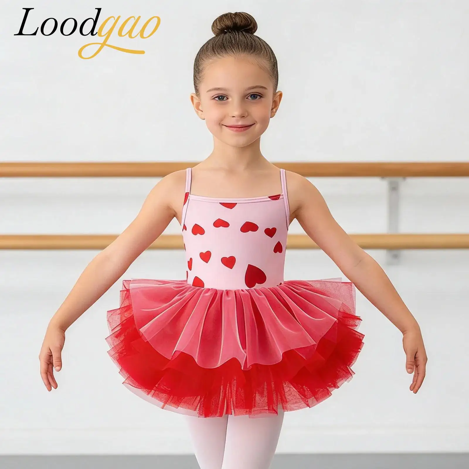 Girls Dancewear Ballet Tulle Printed Dance Tutu Dress Childs Spaghetti-strap Dancing Competition Performance Camisole Dress
Girls Dancewear Ballet Tulle Printed Dance Tutu Dress Childs Spaghetti-strap Dancing Competition Performance Camisole Dress