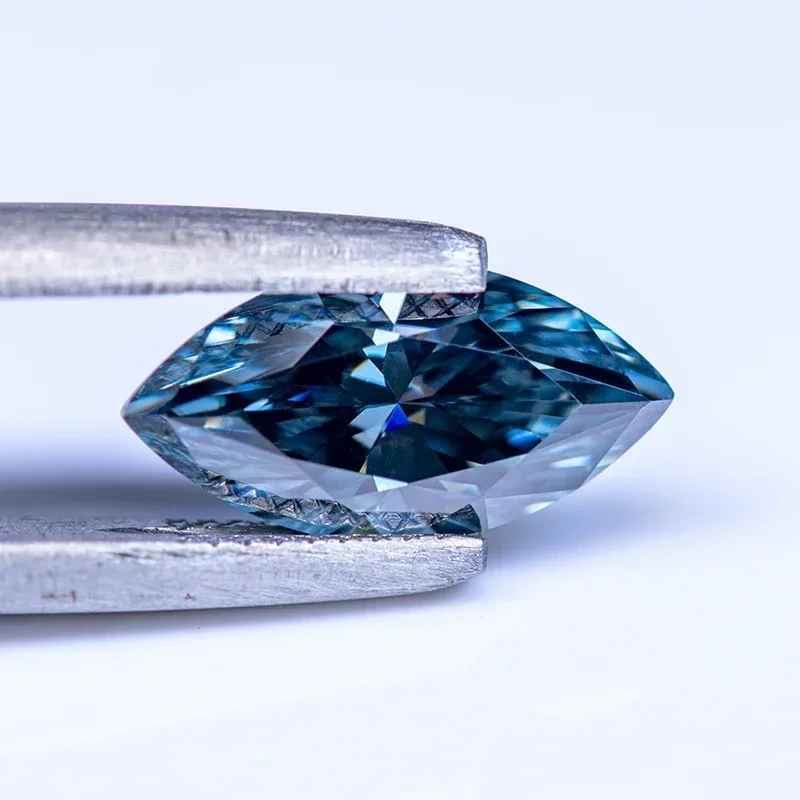 NEW Moissanite Stone Gray Color Marquise Cut Gemstone Lab Grown Diamond For Charms DIY Ring Necklace Earrings Main Materials
NEW Moissanite Stone Gray Color Marquise Cut Gemstone Lab Grown Diamond For Charms DIY Ring Necklace Earrings Main Materials
