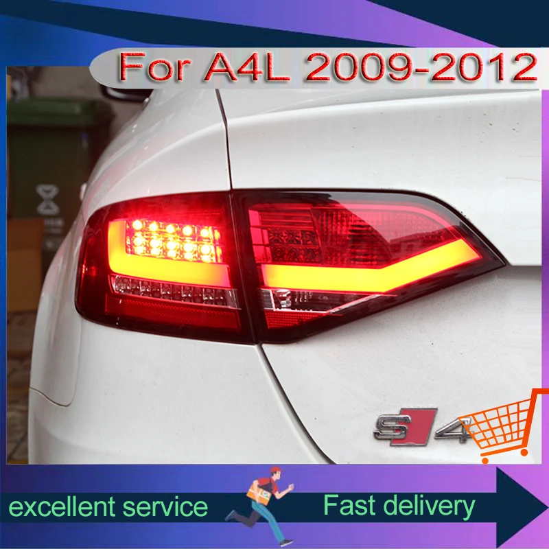 Авто задний фонарь для Audi A4L 2009-2012, модифицированный новый стильный светодиодный фонарь, ходовой тормоз, задний фонарь в сборе, автомобильные инструменты, аксессуары
Авто задний фонарь для Audi A4L 2009-2012, модифицированный новый стильный светодиодный фонарь, ходовой тормоз, задний фонарь в сборе, автомобильные инструменты, аксессуары