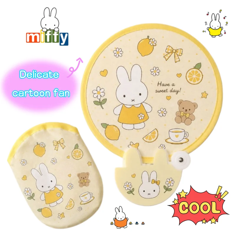 Miffy Rabbit Folding Fan Summer Portable Cartoon Printed Cute Exquisite Small Fan Girls' Heart Portable Accompaniment Group Fan
Miffy Rabbit Folding Fan Summer Portable Cartoon Printed Cute Exquisite Small Fan Girls' Heart Portable Accompaniment Group Fan