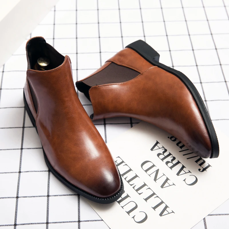 Large Size 38-48 Business Men Chelsea Boots Black-brown Color Italian Casual One-piece Business Office Brand Boots Social Boots
Large Size 38-48 Business Men Chelsea Boots Black-brown Color Italian Casual One-piece Business Office Brand Boots Social Boots