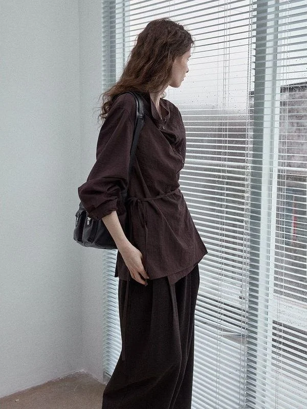 Hello September Autumn New Sle mat Flax Bone Sense irt Korean Version Loose Fit Long Sve Basic Sle Pure Color
Hello September Autumn New Sle mat Flax Bone Sense irt Korean Version Loose Fit Long Sve Basic Sle Pure Color