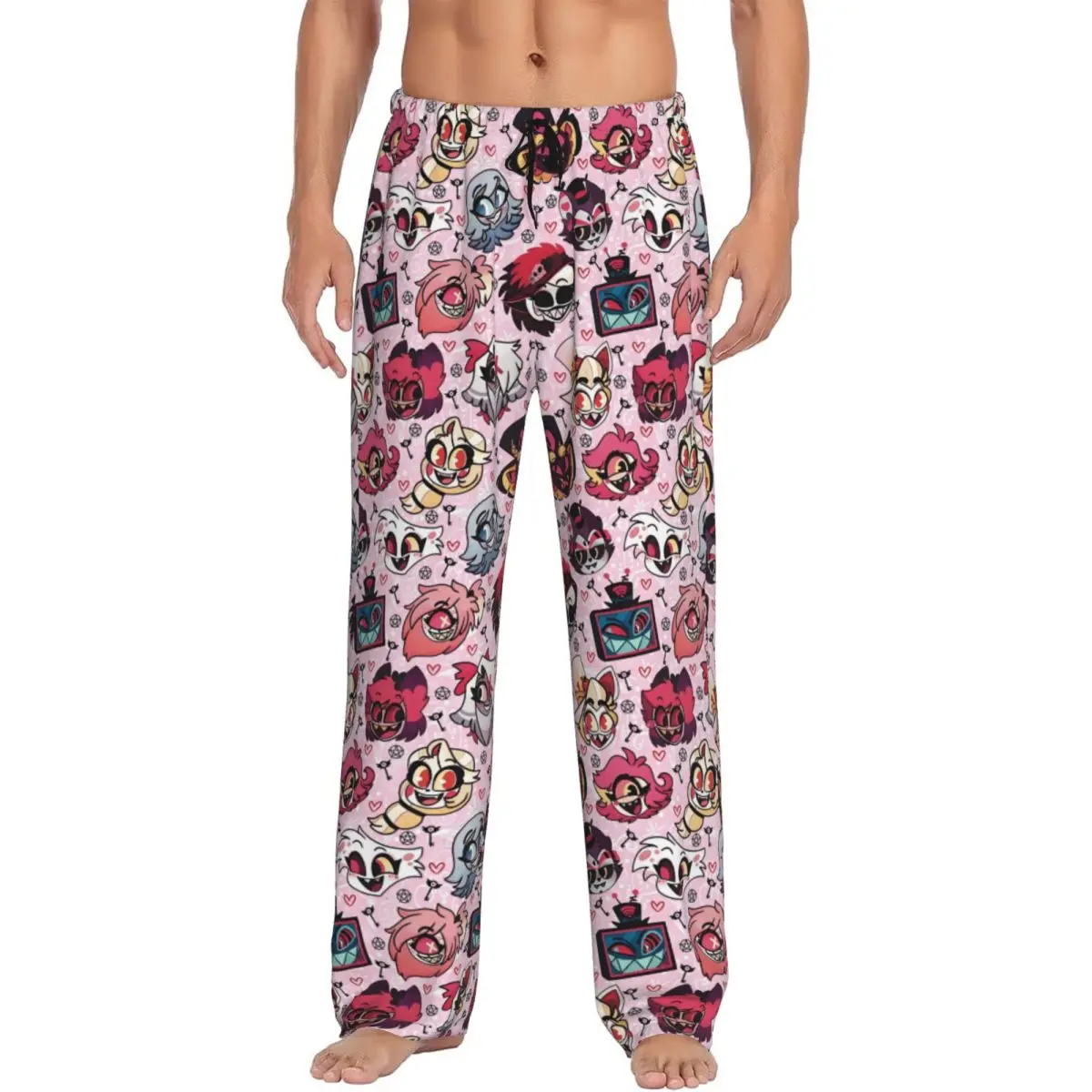 Custom Men Hazbins Hotels Pajama Pants Print Anime Sleep Sleepwear Bottoms with Pockets
Custom Men Hazbins Hotels Pajama Pants Print Anime Sleep Sleepwear Bottoms with Pockets