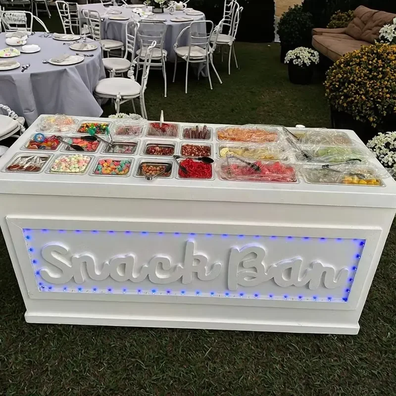 Modern White Collapsible Wooden Candy Cart for Wedding Parties Simple Style Snack Bar Display on Sale for Event Decorations
Modern White Collapsible Wooden Candy Cart for Wedding Parties Simple Style Snack Bar Display on Sale for Event Decorations