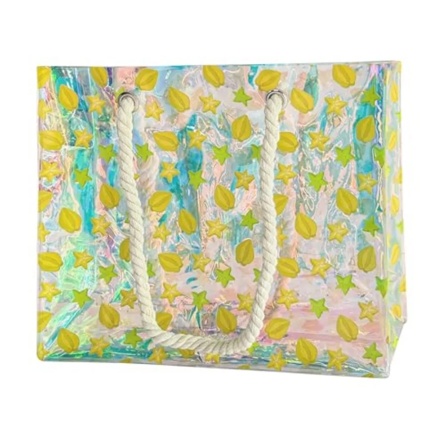 Clear Tote Bag wit Rope and, 15.75 x 3.94 x 11.81 inc of proof PVC Beac Bag Concs
Clear Tote Bag wit Rope and, 15.75 x 3.94 x 11.81 inc of proof PVC Beac Bag Concs