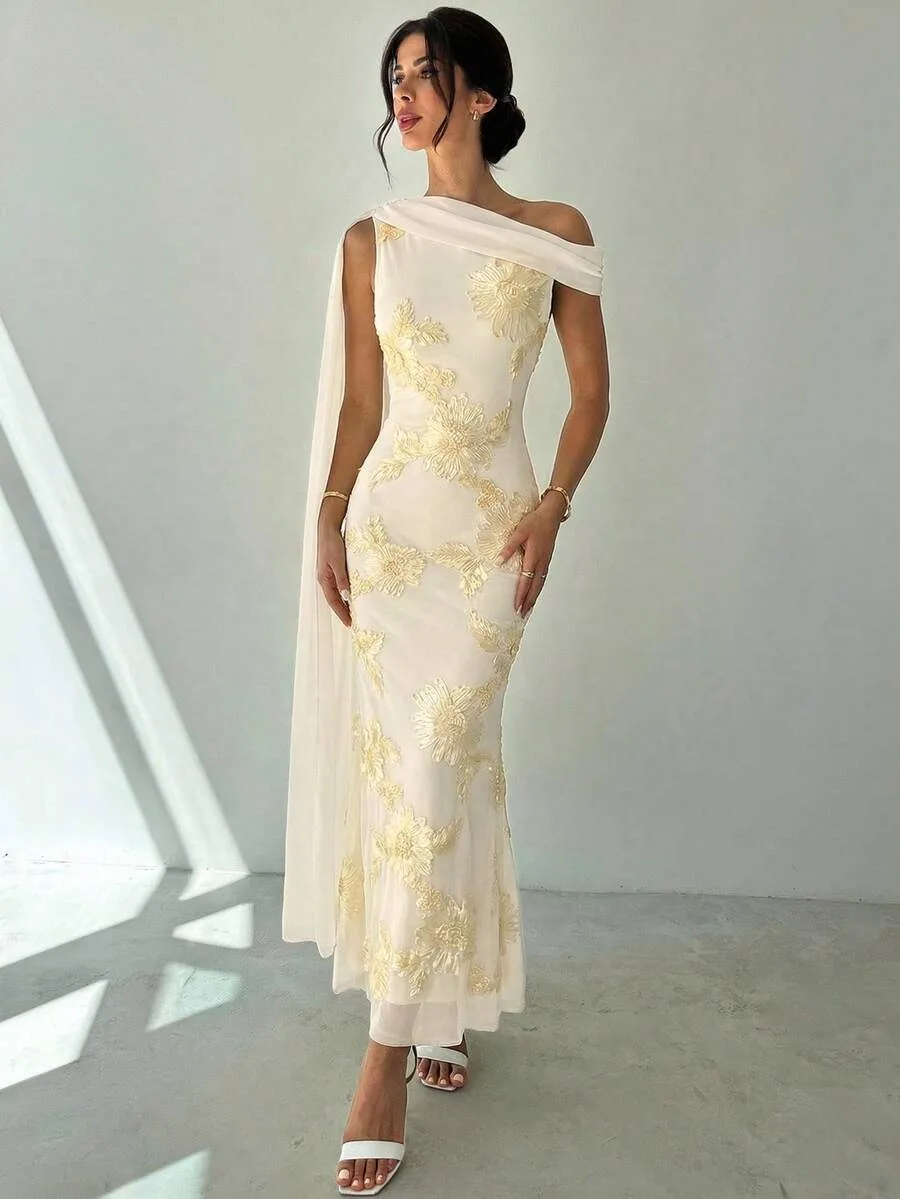 EINY Chic Women Elegant Birthday Maxi Dress Lace Sexy 3D Floral Embroidery Mermaid Gown Evening Formal Gala Prom Party Dresses
EINY Chic Women Elegant Birthday Maxi Dress Lace Sexy 3D Floral Embroidery Mermaid Gown Evening Formal Gala Prom Party Dresses