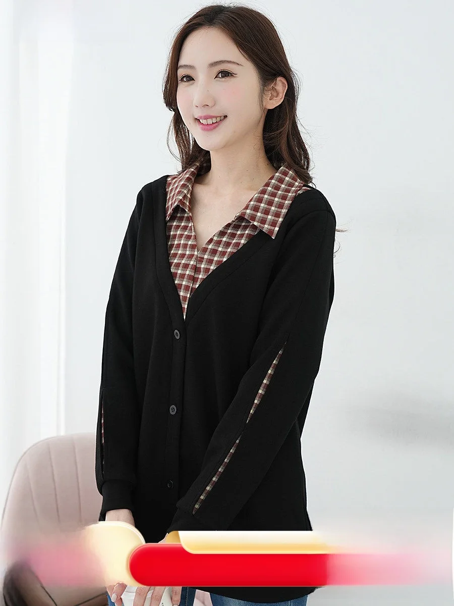 Aiyiqige Winter Hoodie Women's plus Size Long Sleeve Shirt Collar Mid-Length Top Korean Style Warm Cotton Blend Ladies' Wear
Aiyiqige Winter Hoodie Women's plus Size Long Sleeve Shirt Collar Mid-Length Top Korean Style Warm Cotton Blend Ladies' Wear
