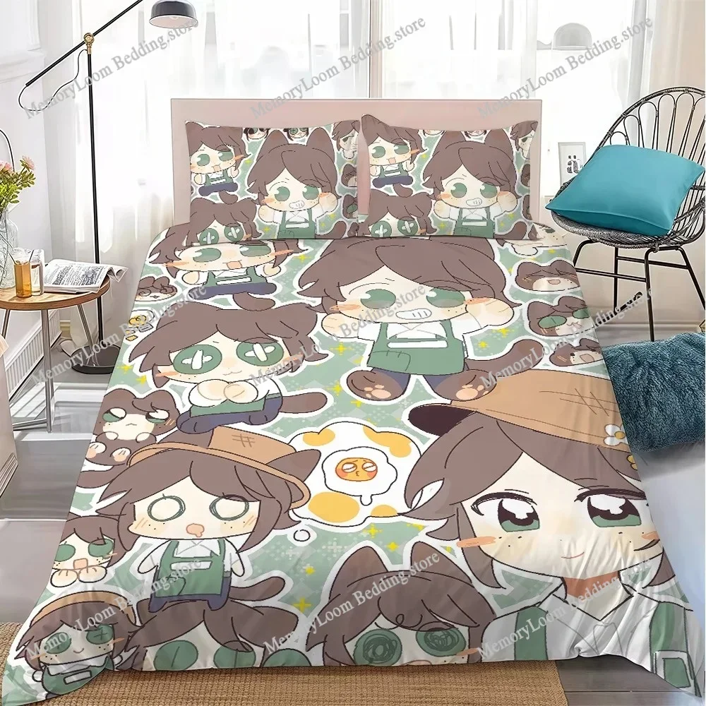 Game I-Identity V-Emma Woods Cute Duvet Cover Set Home Style Bedding Soft Laundry Cotton Bed Student Dormitory Gift Home Textile
Game I-Identity V-Emma Woods Cute Duvet Cover Set Home Style Bedding Soft Laundry Cotton Bed Student Dormitory Gift Home Textile