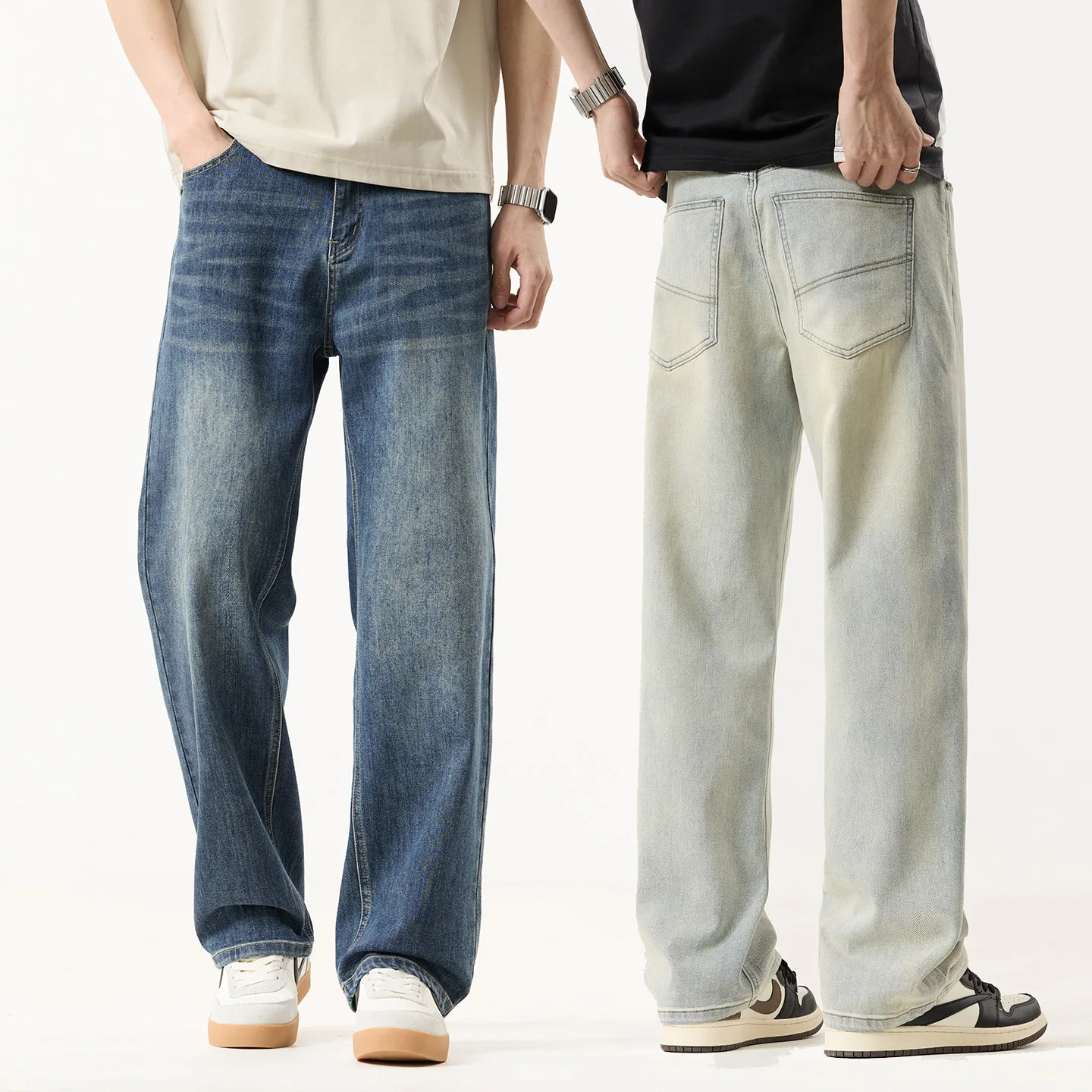 Plus Size 42 44 46 Jeans Men Fashion Vintage Denim Loose Casual Straight Jeans Pants Cityboy Streetwear Classic Jeans Trousers
Plus Size 42 44 46 Jeans Men Fashion Vintage Denim Loose Casual Straight Jeans Pants Cityboy Streetwear Classic Jeans Trousers