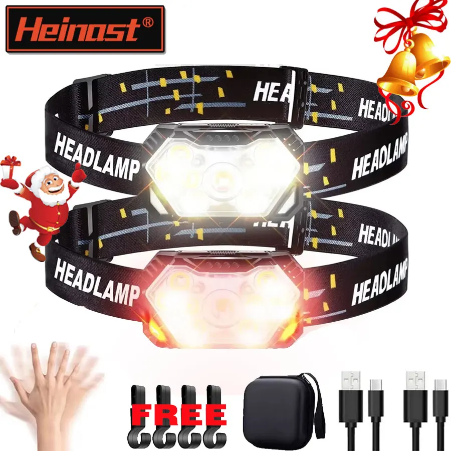 Новый супер яркий 9-светодиодный налобный фонарь USB C, перезаряжаемая фара, 10 режимов, водонепроницаемый налобный фонарь с датчиком движения, рабочий фонарик
Новый супер яркий 9-светодиодный налобный фонарь USB C, перезаряжаемая фара, 10 режимов, водонепроницаемый налобный фонарь с датчиком движения, рабочий фонарик