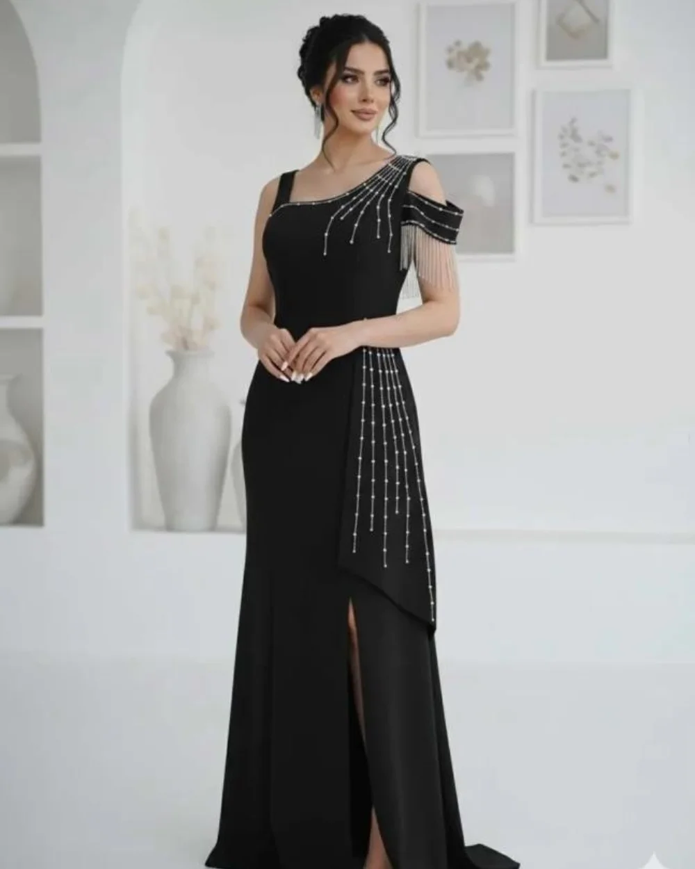 Customized Modest Luxury Jersey Beading Tassel Pleat A-line Off-the-shoulder Long Dresses Evening Dresses Sizes Available Retro
Customized Modest Luxury Jersey Beading Tassel Pleat A-line Off-the-shoulder Long Dresses Evening Dresses Sizes Available Retro