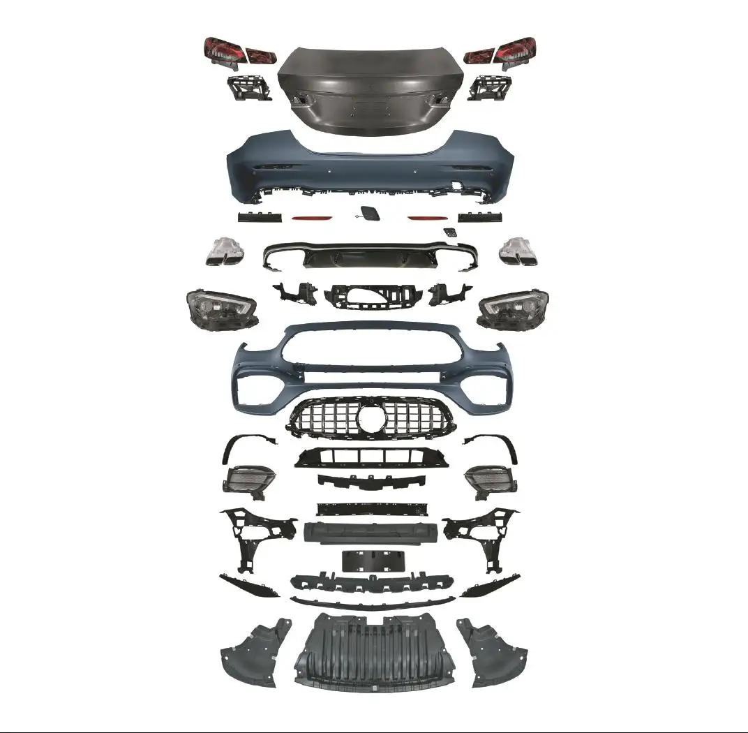 Modification Bodykit for W213 E-Class 2016-2020 Upgrade to W213 2023+ E63 Bumper Grille Spoiler Taillight Plug
Modification Bodykit for W213 E-Class 2016-2020 Upgrade to W213 2023+ E63 Bumper Grille Spoiler Taillight Plug