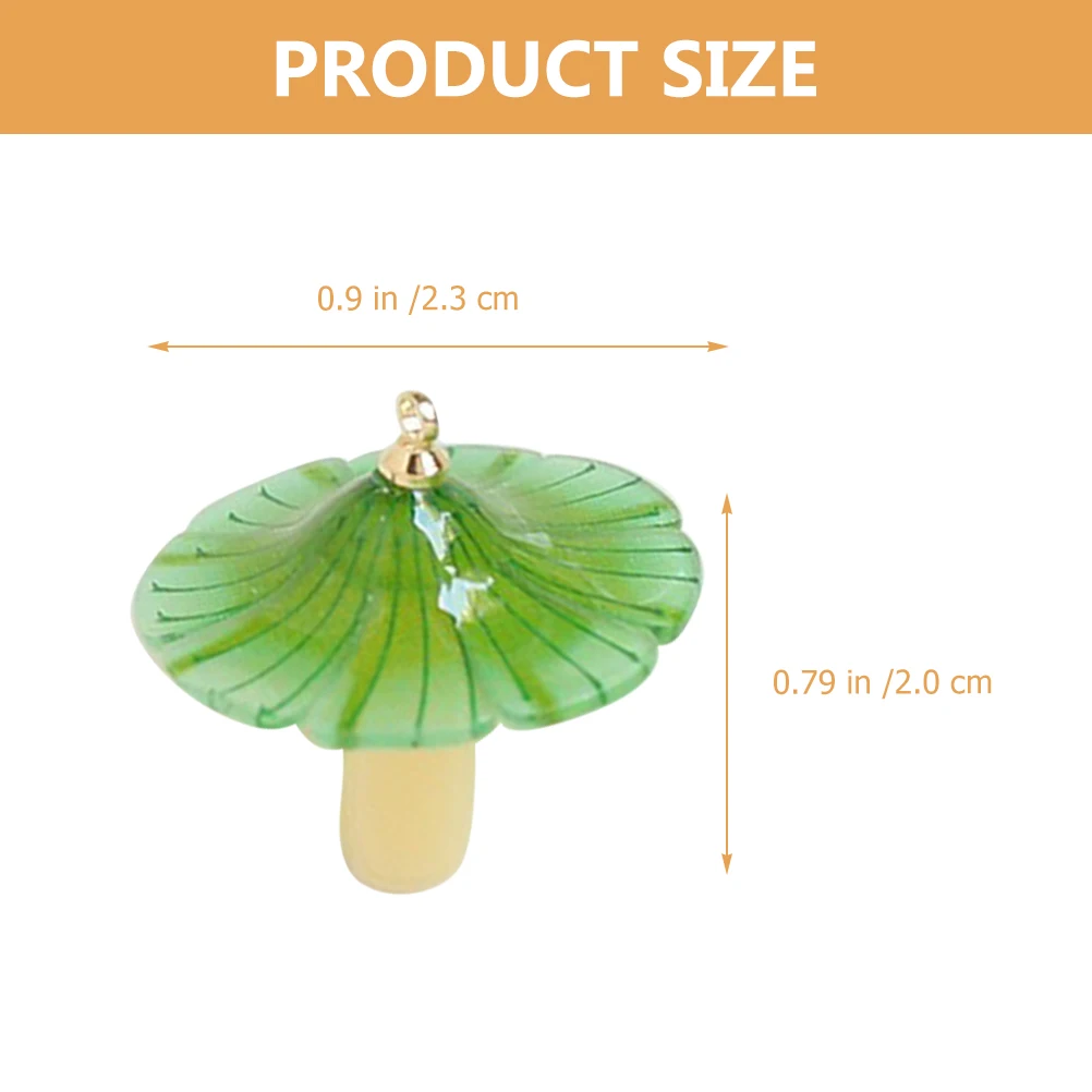 5pcs Resin Pendant DIY Jewelry Necklace Earrings Diy Resin Mushroom Charm Accessory Accessories Craft Material Charms
5pcs Resin Pendant DIY Jewelry Necklace Earrings Diy Resin Mushroom Charm Accessory Accessories Craft Material Charms