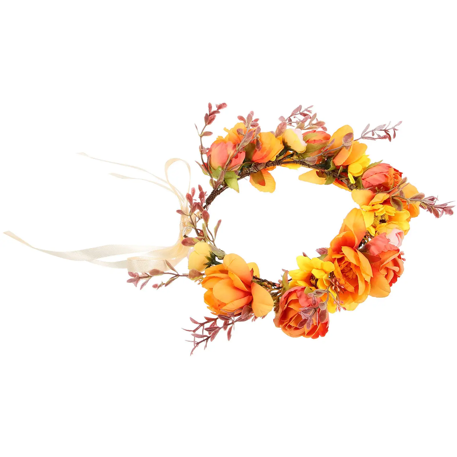 Adjustable Flower Crown for Women Sunflower Rose Pattern Day of The Dead Festival Wedding Bridal Headband Hair Decor
Adjustable Flower Crown for Women Sunflower Rose Pattern Day of The Dead Festival Wedding Bridal Headband Hair Decor