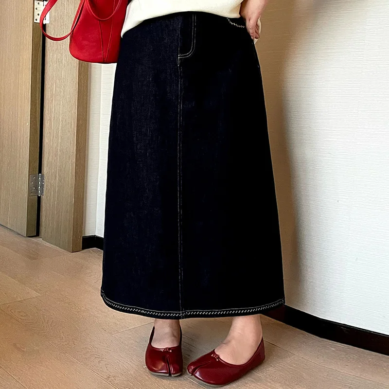 Large size women's retro loose skirt 2026 casual high waist A-shaped skirt women's hip skirt
Large size women's retro loose skirt 2026 casual high waist A-shaped skirt women's hip skirt