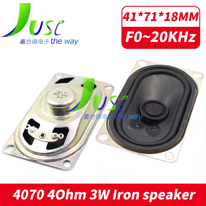 2PCS 4070 3W 4Ohm LCD Monitor/TV Iron Speaker Horn Loud Speaker 7040 4 Ohms 3 Watt 4R 40*70MM 70*40MM Thickness 18MM 41*71*18MM
2PCS 4070 3W 4Ohm LCD Monitor/TV Iron Speaker Horn Loud Speaker 7040 4 Ohms 3 Watt 4R 40*70MM 70*40MM Thickness 18MM 41*71*18MM