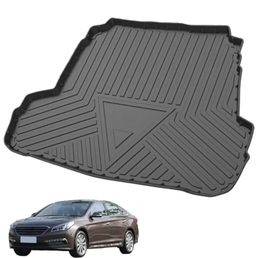 Custom Fit for Cargo Liner 2011-2014 Hyundai Sonata Excludes Hybrid - Black TPE All Weather Heavy Duty Waterproof Rear Cargo Tr
Custom Fit for Cargo Liner 2011-2014 Hyundai Sonata Excludes Hybrid - Black TPE All Weather Heavy Duty Waterproof Rear Cargo Tr
