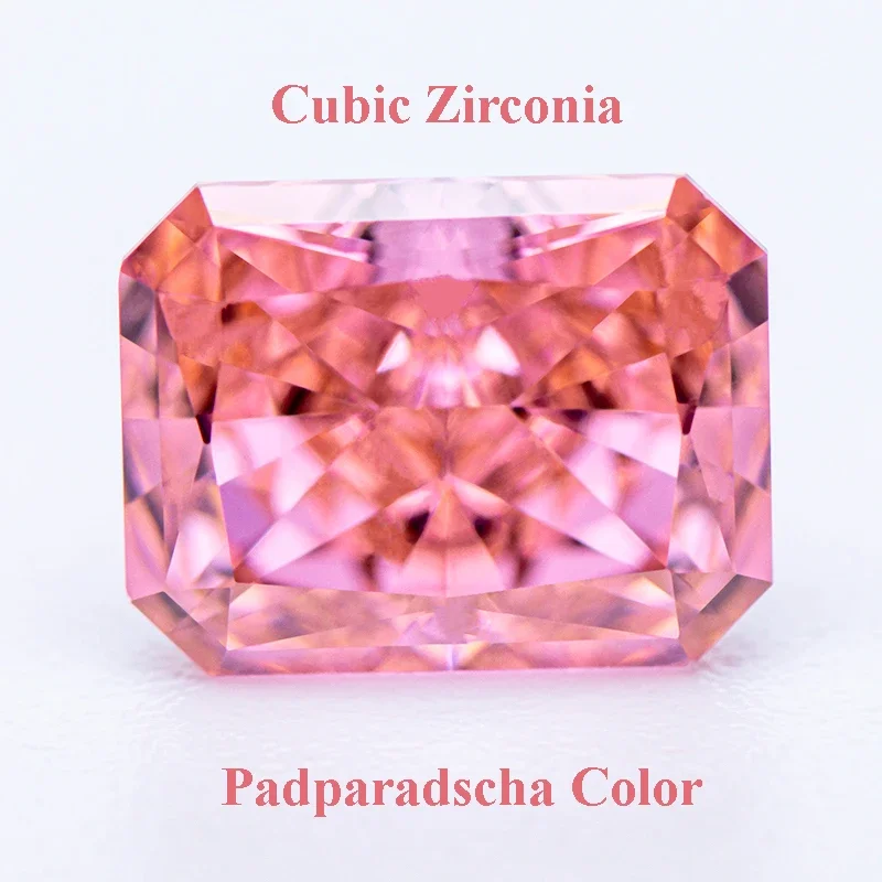 Cubic Zirconia Crushed Ice Cut Padparadscha Color Rectangle Shape Charms Beads for Diy Jewelry Making Materials No Certificate
Cubic Zirconia Crushed Ice Cut Padparadscha Color Rectangle Shape Charms Beads for Diy Jewelry Making Materials No Certificate
