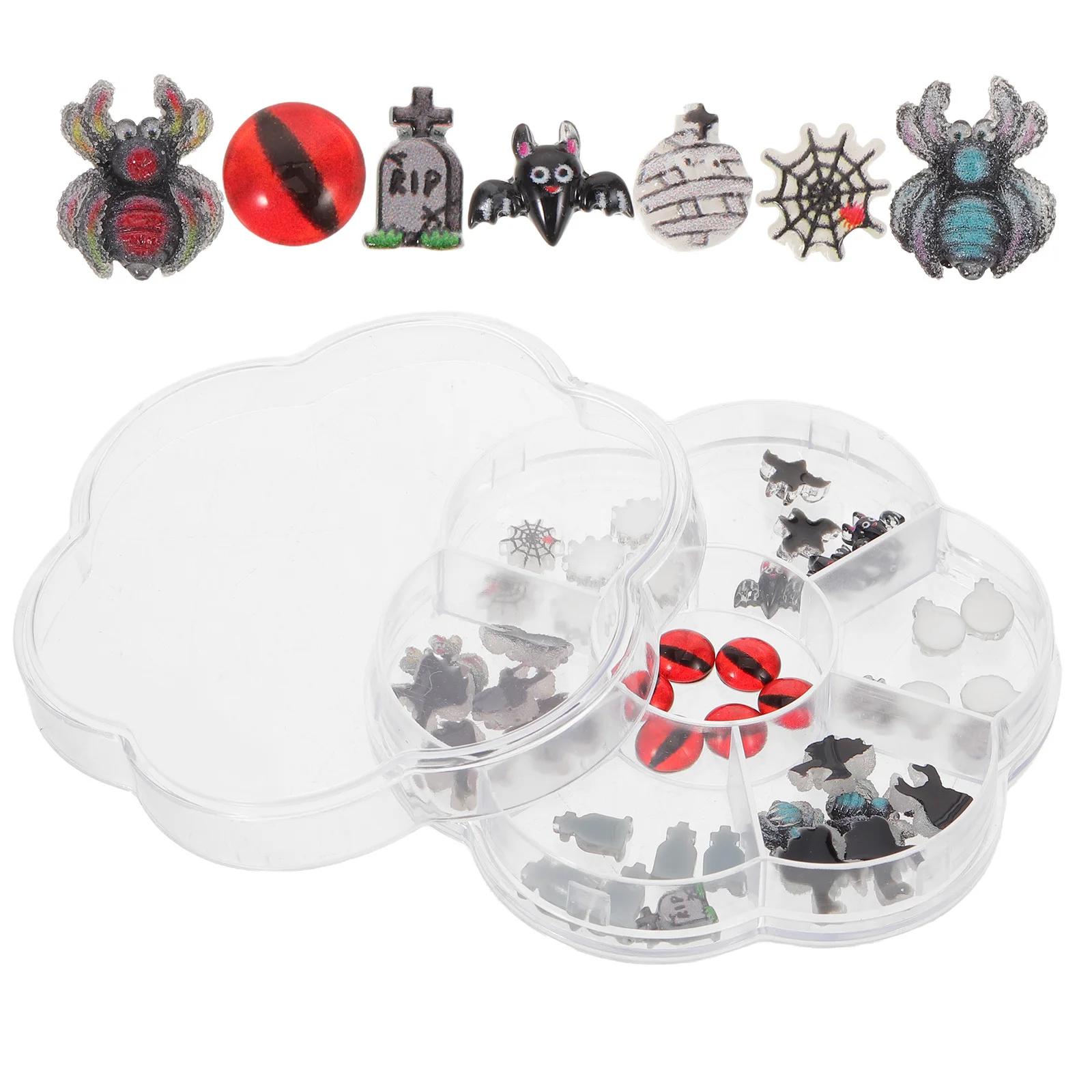 Halloween Nail Charms Resin Small Classic Spider Bat Decorations Nail Art Supplies DIY Creative Manicure Party Accessories
Halloween Nail Charms Resin Small Classic Spider Bat Decorations Nail Art Supplies DIY Creative Manicure Party Accessories