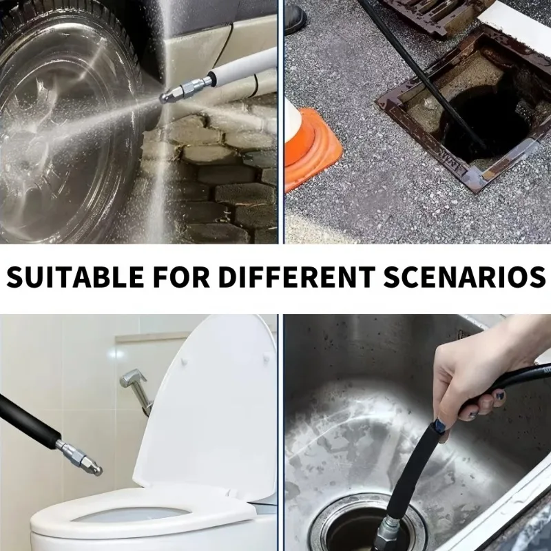 Насадка для очистки трубопровода, шланг для очистки канализационного дренажа 2-20 м, шланг под давлением, шланг машины для очистки высокого давления
Насадка для очистки трубопровода, шланг для очистки канализационного дренажа 2-20 м, шланг под давлением, шланг машины для очистки высокого давления