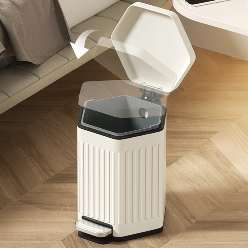 Stainless Steel Trash Bin Kitchen Pedal Trash Can Large Capacity Wastebasket Bedroom Dump Luxury Antiodor Home Garbage Container
Stainless Steel Trash Bin Kitchen Pedal Trash Can Large Capacity Wastebasket Bedroom Dump Luxury Antiodor Home Garbage Container