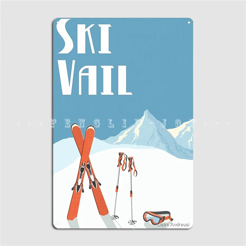 Ski Vail Vintage Retro Poster Metal Sign Garage Club Indoor Room Decoration Wall Decor Custom Home Decor
Ski Vail Vintage Retro Poster Metal Sign Garage Club Indoor Room Decoration Wall Decor Custom Home Decor