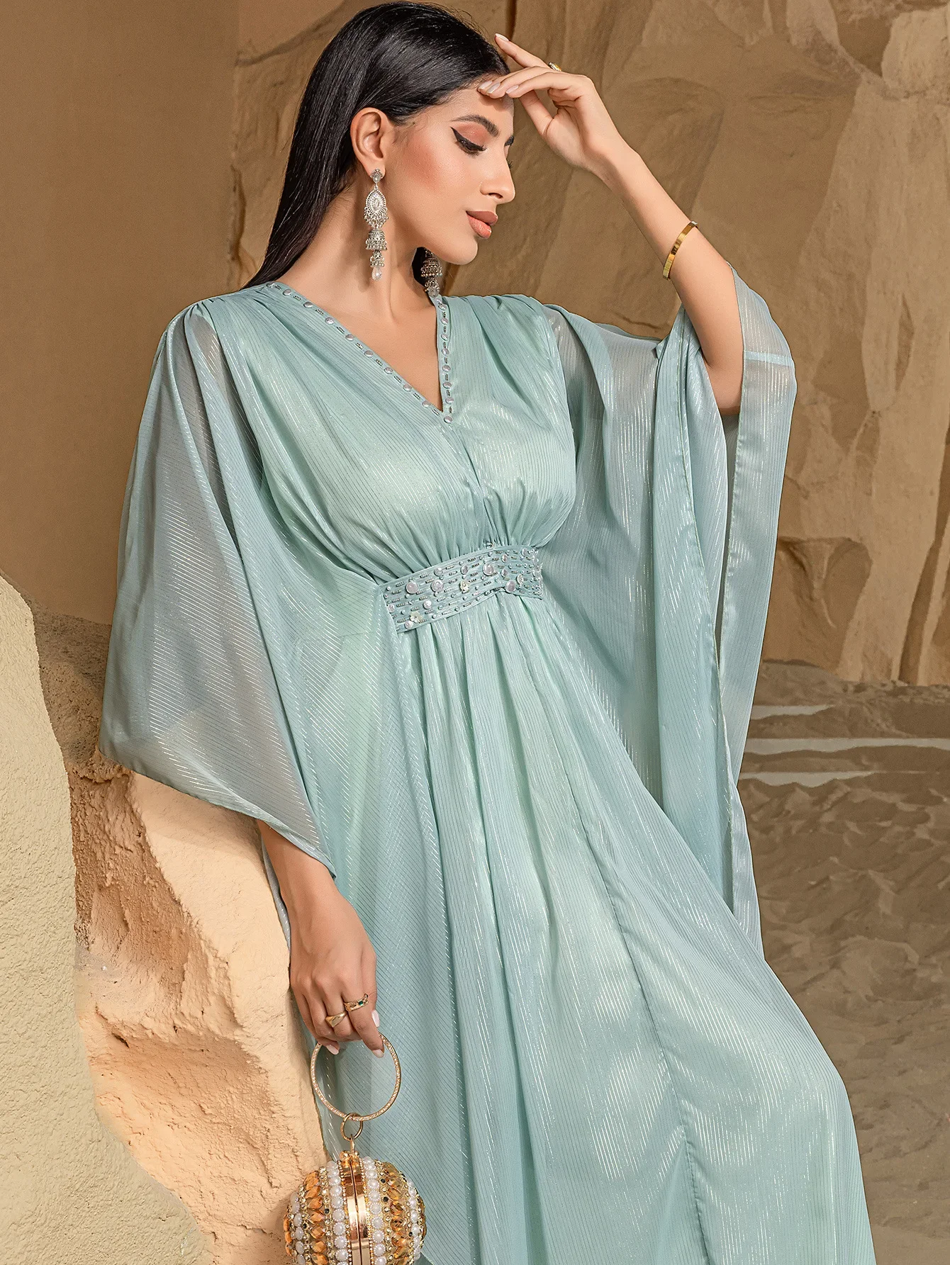 Ramadan Diamonds Abaya Dubai Muslim Dress for Women Cloak Cape Evening Party Gown Morocco Kaftan Eid Djellaba Islam Jalabiya
Ramadan Diamonds Abaya Dubai Muslim Dress for Women Cloak Cape Evening Party Gown Morocco Kaftan Eid Djellaba Islam Jalabiya