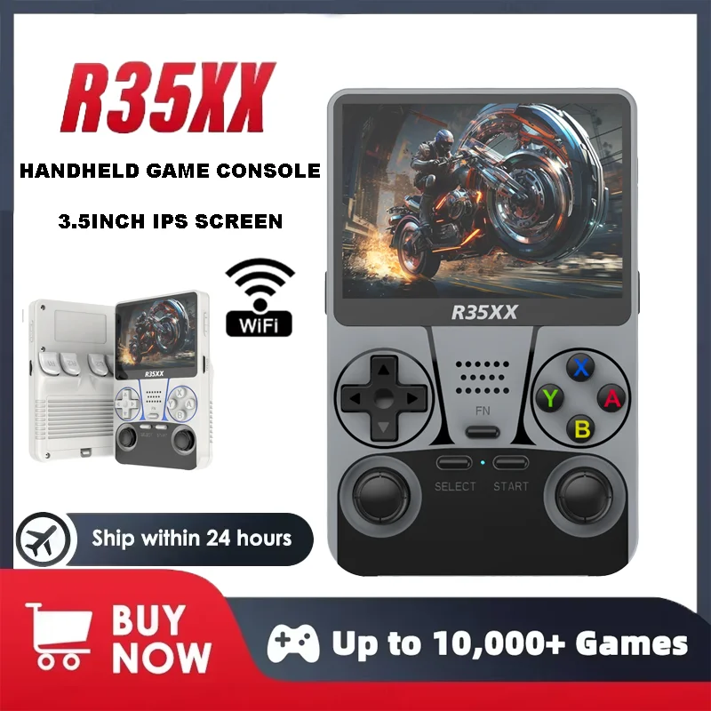 Портативная игровая консоль R35XX в стиле ретро, 3,5-дюймовый экран IPS, встроенная система открытия игр 15K, портативный плеер Linux
Портативная игровая консоль R35XX в стиле ретро, 3,5-дюймовый экран IPS, встроенная система открытия игр 15K, портативный плеер Linux