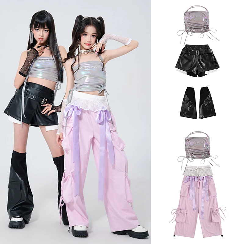 Children's Jazz Dance Costume Girls Hip-Hop Street Performance Clothing Girl Group Party Clothes Kids Concert Stage Wear XH2903
Children's Jazz Dance Costume Girls Hip-Hop Street Performance Clothing Girl Group Party Clothes Kids Concert Stage Wear XH2903