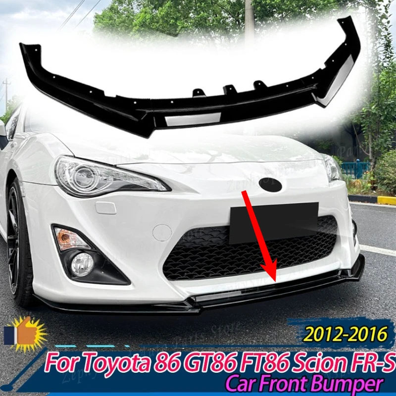Car Front Bumper Shovel Front Lip Spoiler Lower Lip Splitter For Toyota 86 GT86 FT86 Scion FR-S 2012-2016 For Auto Accessories
Car Front Bumper Shovel Front Lip Spoiler Lower Lip Splitter For Toyota 86 GT86 FT86 Scion FR-S 2012-2016 For Auto Accessories