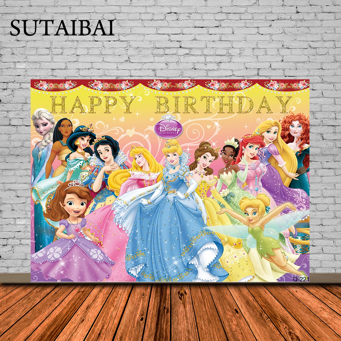 Disney Princess Party Backdrops Decoration Backgrounds Vinyl Photography Shootings Backdrops for Girls Birthday Party Supplies
Disney Princess Party Backdrops Decoration Backgrounds Vinyl Photography Shootings Backdrops for Girls Birthday Party Supplies