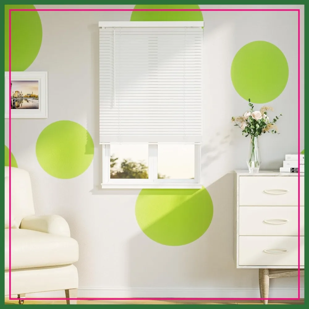Cordless Window Blinds 30" W x 64" H, Room Darkening Mini Blinds for Indoor Windows, Horizontal Blinds for Home Bedroom Living Room
Cordless Window Blinds 30" W x 64" H, Room Darkening Mini Blinds for Indoor Windows, Horizontal Blinds for Home Bedroom Living Room