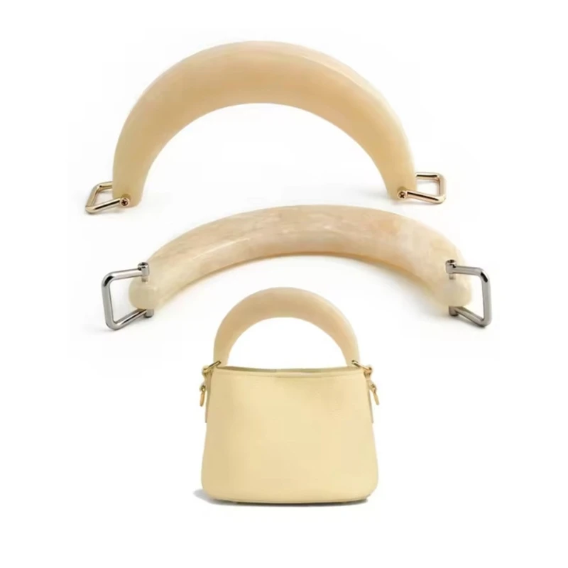 H3CB Fashionable Horseshoe Handle Bag Accessory Practical Resin Handles For Handbags Easy Installation
H3CB Fashionable Horseshoe Handle Bag Accessory Practical Resin Handles For Handbags Easy Installation