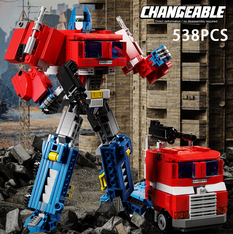 2 In 1 Transforming Robot Building Blocks War Mecha Robot Truck Car Model Bricks Educational DIY Toys Holiday Gifts
2 In 1 Transforming Robot Building Blocks War Mecha Robot Truck Car Model Bricks Educational DIY Toys Holiday Gifts