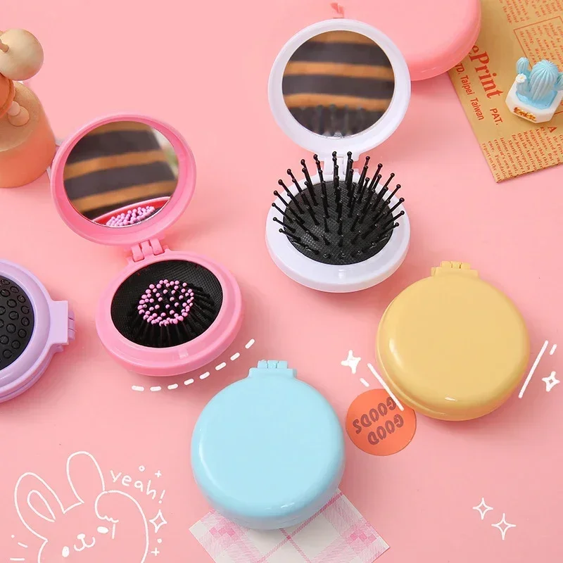Mini Folding Hair Comb with Mirror Portable Travel Hair Brush Airbag Massage Brush Women Girl Combs for Traveling Styling Tools
Mini Folding Hair Comb with Mirror Portable Travel Hair Brush Airbag Massage Brush Women Girl Combs for Traveling Styling Tools