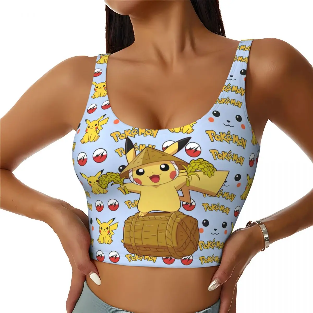 Custom Women Bikachus Sports Bra Series Video Games High Impact Gym Workout Running Crop Tank Tops
Custom Women Bikachus Sports Bra Series Video Games High Impact Gym Workout Running Crop Tank Tops