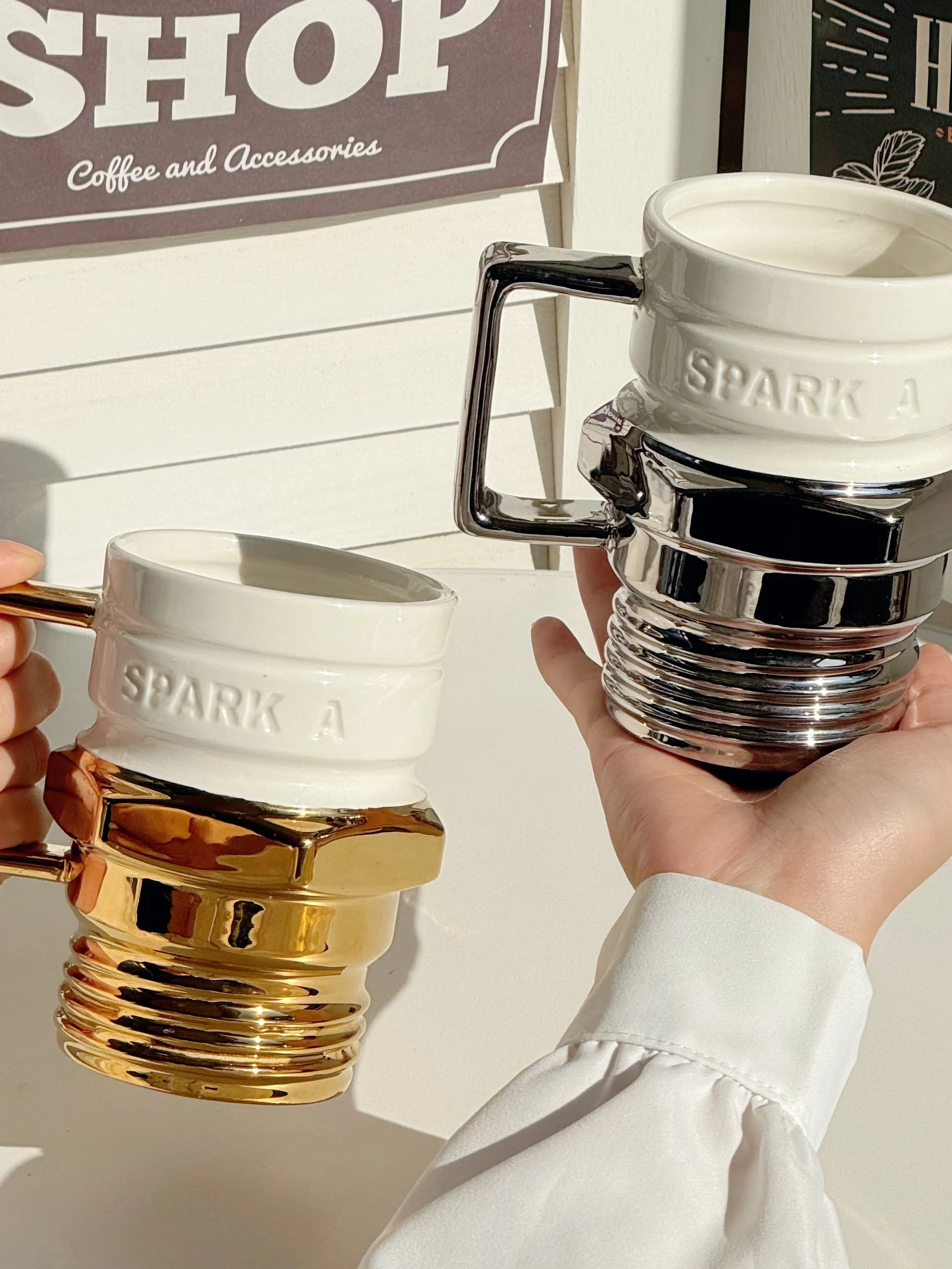 Creative Resin Coffee Mug Spark Plug Shape Personalized Car Mechanical Style Ceramic Cup with Single Ear Handle No Lid Included
Creative Resin Coffee Mug Spark Plug Shape Personalized Car Mechanical Style Ceramic Cup with Single Ear Handle No Lid Included