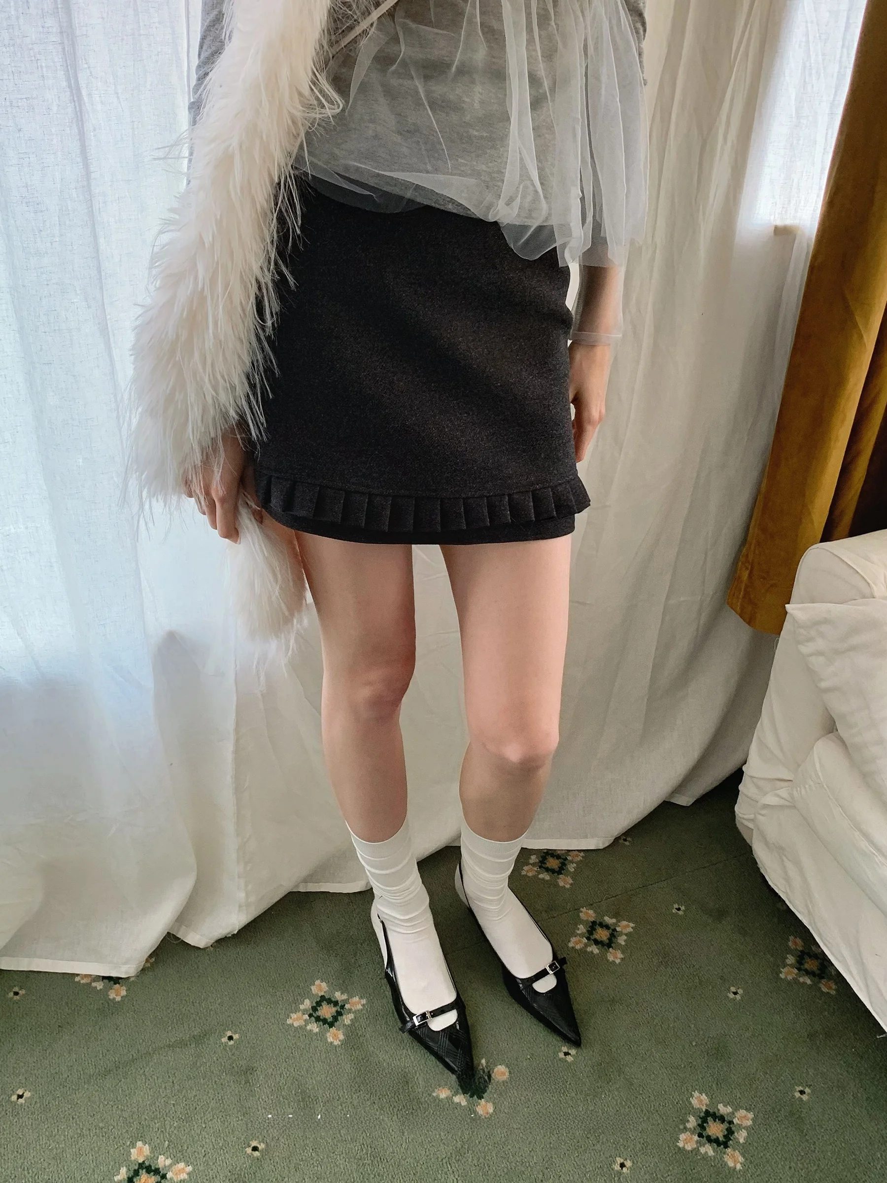 Юбка-карандаш JDE с высокой талией, плиссированная, в корейском стиле, из полиэстера, для женщин, стройнящая фигуру
Юбка-карандаш JDE с высокой талией, плиссированная, в корейском стиле, из полиэстера, для женщин, стройнящая фигуру