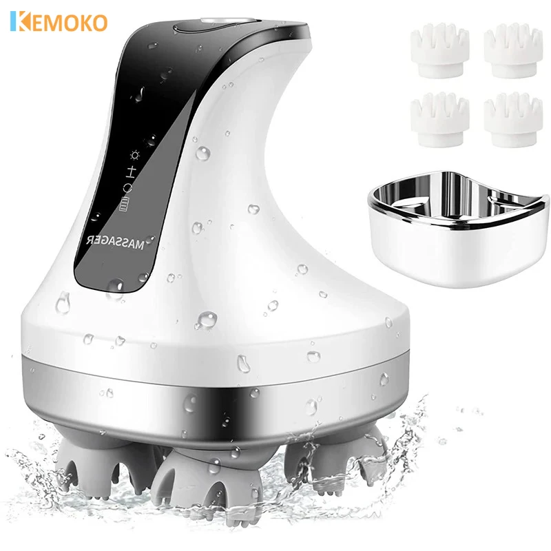 Electric Scalp Massager 4D Head Massage Multi Claw Antistress Relax Relieving Headache Scratcher for Adults Pets Hair Growth
Electric Scalp Massager 4D Head Massage Multi Claw Antistress Relax Relieving Headache Scratcher for Adults Pets Hair Growth