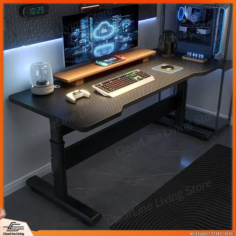 Adjustable Height Electric Standing Gaming Desk for Esports PC Setup Live Streaming Workstation Ergonomic Computer Desk with
Adjustable Height Electric Standing Gaming Desk for Esports PC Setup Live Streaming Workstation Ergonomic Computer Desk with