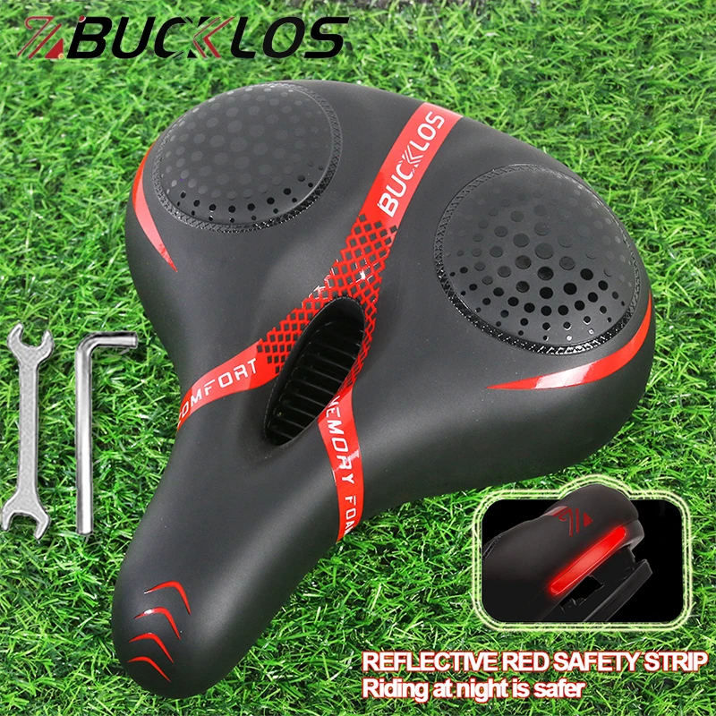 BUCKLOS большое велосипедное седло, удобное велосипедное сиденье, амортизирующее эргономичное велосипедное сиденье, расширенное утолщенное велосипедное сиденье, часть горного велосипеда
BUCKLOS большое велосипедное седло, удобное велосипедное сиденье, амортизирующее эргономичное велосипедное сиденье, расширенное утолщенное велосипедное сиденье, часть горного велосипеда