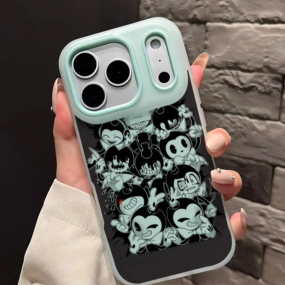Character B-Bendy Phone Case Dual-Layer Shockproof Phone Case for iPhone17promax 16 Soft TPU Inner PC Back
Character B-Bendy Phone Case Dual-Layer Shockproof Phone Case for iPhone17promax 16 Soft TPU Inner PC Back