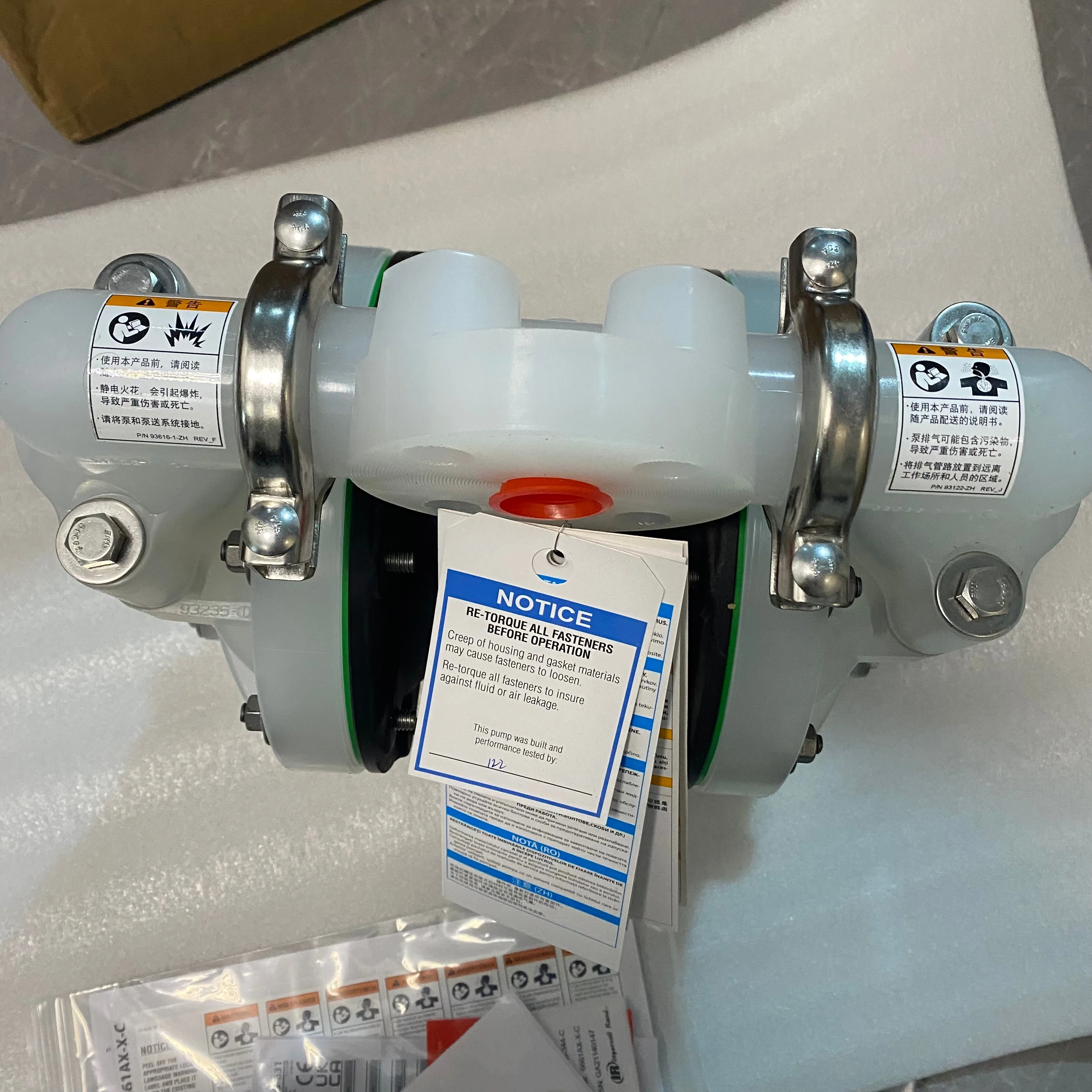 Новый пневматический мембранный насос Ingersoll Rand 6661A3-344-C 2026 года, оригинальная промышленная система перекачки жидкостей
Новый пневматический мембранный насос Ingersoll Rand 6661A3-344-C 2026 года, оригинальная промышленная система перекачки жидкостей