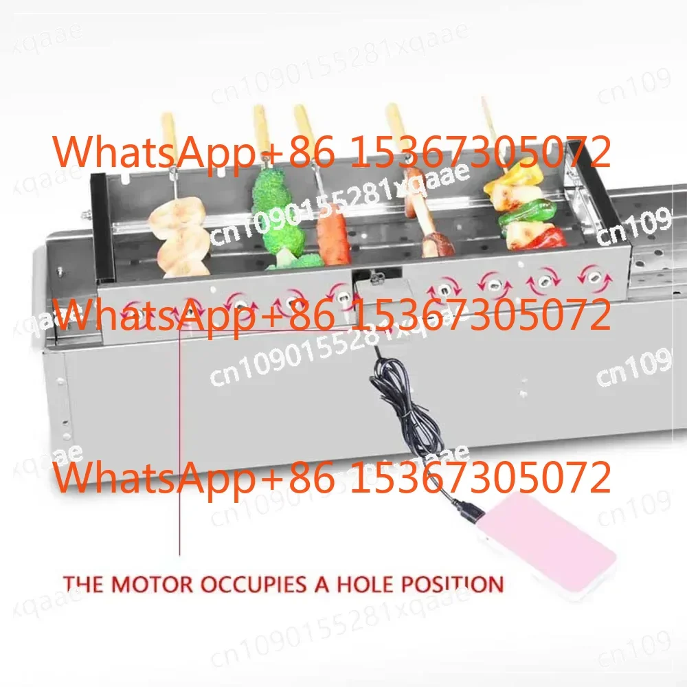 Автоматический вращающийся гриль для барбекю с регулируемой шириной, коммерческая полностью автоматическая машина для барбекю из нержавеющей стали
Автоматический вращающийся гриль для барбекю с регулируемой шириной, коммерческая полностью автоматическая машина для барбекю из нержавеющей стали