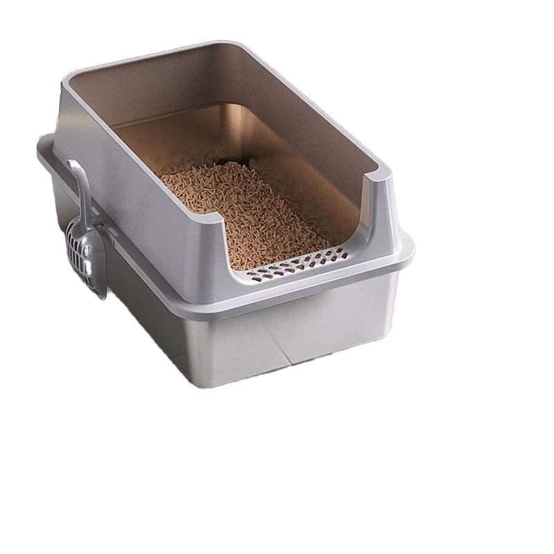 STLF JW Oversized Top-Entry Cat Toilet High Fence Semi-Closed Stainless Steel Basin Leak-Proof Cat Box Accessories
STLF JW Oversized Top-Entry Cat Toilet High Fence Semi-Closed Stainless Steel Basin Leak-Proof Cat Box Accessories