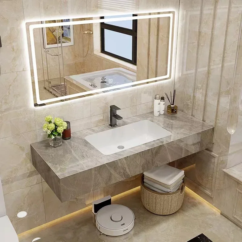 Stone Plate Ceramic Seamless Spliging Whole Washbin Washstand Bathroom Cabinet Combination
Stone Plate Ceramic Seamless Spliging Whole Washbin Washstand Bathroom Cabinet Combination