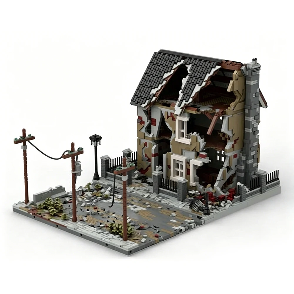 New MOC War Scene N11 Highway Abandoned House Model Building Blocks DIY Modular Building Assembly Toy Adult Collectible Gift Set
New MOC War Scene N11 Highway Abandoned House Model Building Blocks DIY Modular Building Assembly Toy Adult Collectible Gift Set