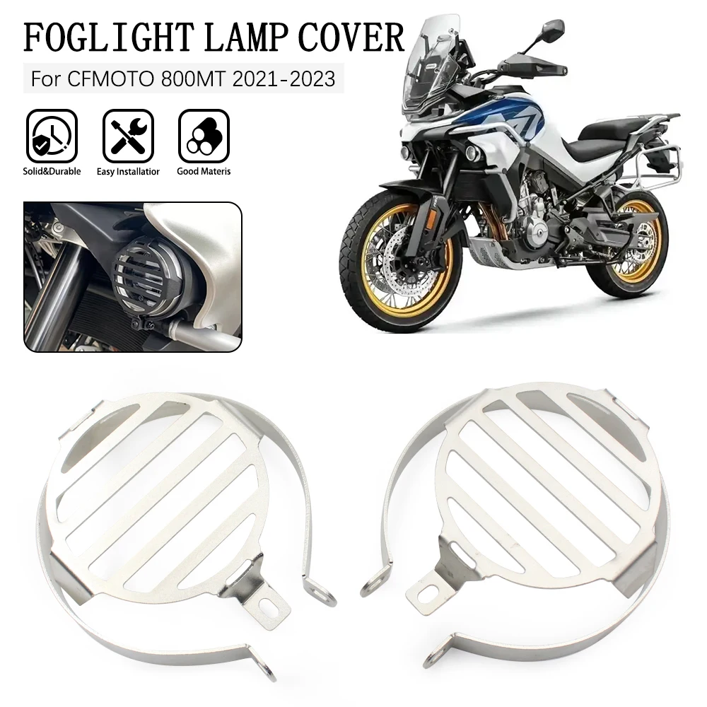 For CFMOTO CF MOTO 800MT 800 MT MT800 2021 2022 2023 Motorcycle Accessories Fog Light Protector Guards Metal Foglight Lamp Cover
For CFMOTO CF MOTO 800MT 800 MT MT800 2021 2022 2023 Motorcycle Accessories Fog Light Protector Guards Metal Foglight Lamp Cover